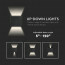 LED Tuinverlichting - Wandlamp - Viron Ultimo - 6W - Warm Wit 3000K - Vierkant - Mat Zwart - Aluminium 8
