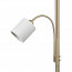 LED Vloerlamp - Trion Hotia - E27 Fitting - Rond - Mat Crème - Aluminium 4