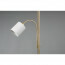 LED Vloerlamp - Trion Hotia - E27 Fitting - Rond - Mat Crème - Aluminium 8