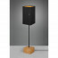 LED Vloerlamp - Vloerverlichting - Trion Wooden - E27 Fitting - Rechthoek - Mat Zwart/Goud - Hout 4