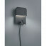 LED Wandlamp - Trion Liona - 7W - Warm Wit 3000K - Rechthoek - Mat Zwart - Aluminium 2