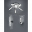 OSRAM - LED Wandlamp - Trion Balo - 1-lichts - 3W - Warm Wit 3000K - Rond - Glans Chroom - Aluminium 3