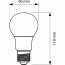 PHILIPS - LED Lamp 10 Pack - CorePro LEDbulb 827 A60 - E27 Fitting - 5.5W - Warm Wit 2700K | Vervangt 40W Lijntekening