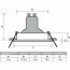 PHILIPS - LED Spot Set - CorePro 827 36D - Pragmi Delton Pro - GU10 Fitting - Inbouw Rond - Mat Goud - 3.5W - Warm Wit 2700K - Kantelbaar - Ø82mm Lijntekening Armatuur