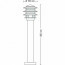 PHILIPS - LED Tuinverlichting - Staande Buitenlamp - CorePro LEDbulb 827 A60 - Kayo 4 - E27 Fitting - 5.5W - Warm Wit 2700K - Rond - RVS Lijntekening