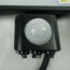 SAMSUNG - LED Bouwlamp 20 Watt met Sensor - LED Schijnwerper - Viron Dana - Natuurlijk Wit 4000K - Mat Zwart - Aluminium 6