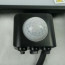 SAMSUNG - LED Bouwlamp 50 Watt met Sensor - LED Schijnwerper - Viron Dana - Natuurlijk Wit 4000K - Mat Zwart - Aluminium 6