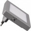 Stekkerlamp Lamp - Stekkerspot - Trion Hiko - 3W - Warm Wit 3000K - Vierkant - Mat Grijs - Kunststof 2